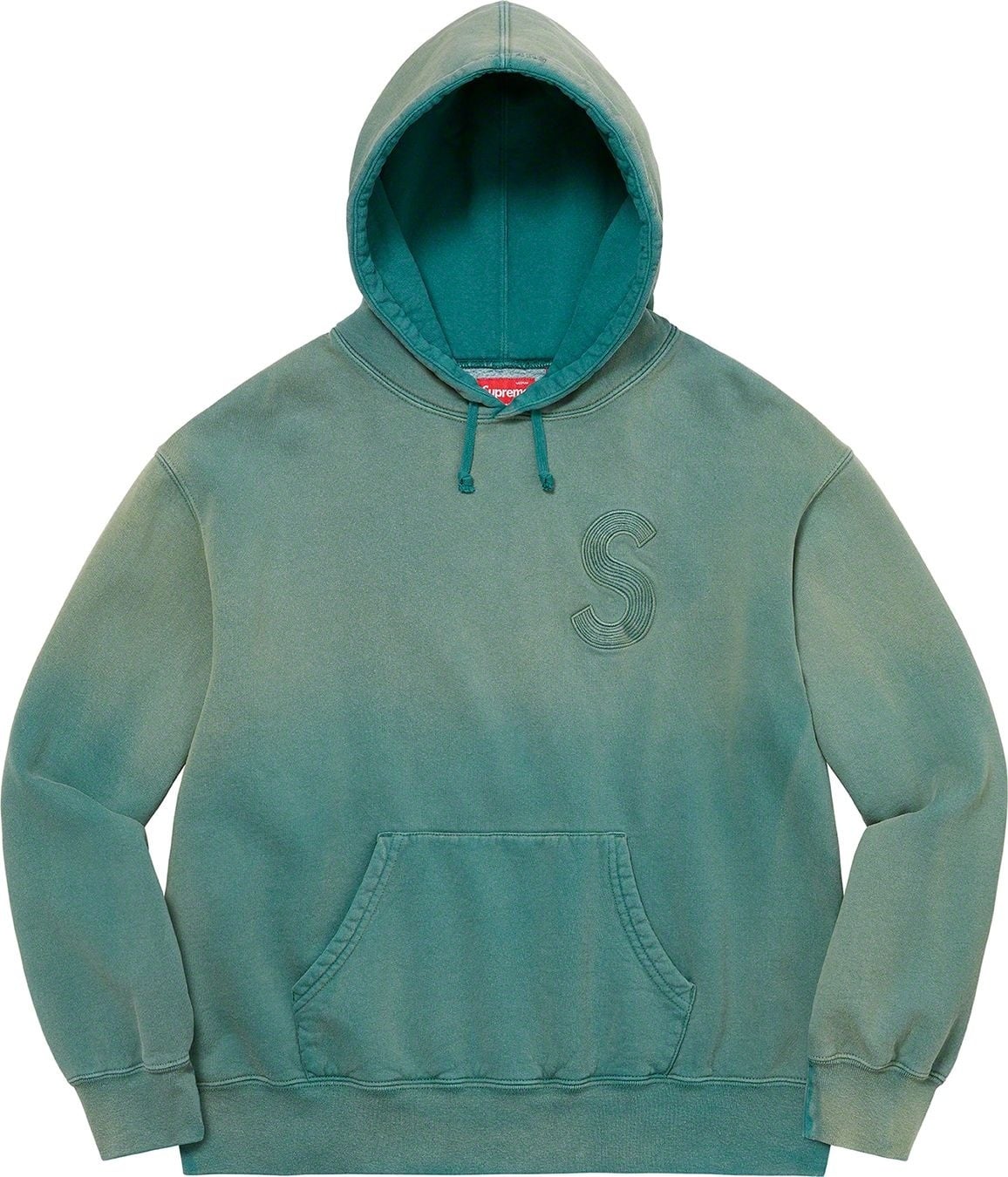 Overdyed S Logo Hooded Sweatshirt view 10